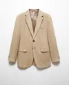Mango Veste In Medium Brown