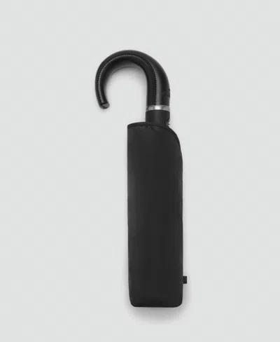 Mango Men's Automatic Folding Umbrella In Black