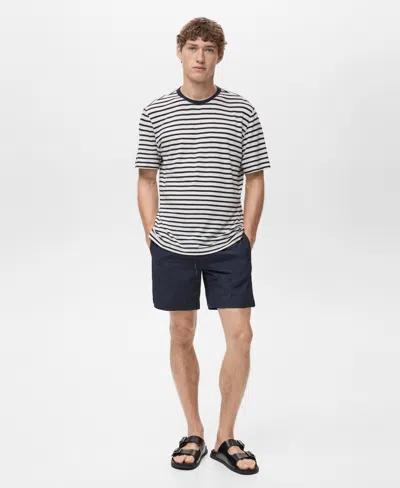 Mango Men's Basic Drawstring Swimsuit In Multi