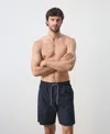 Mango Men's Basic Drawstring Swimsuit In Blue