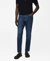 Mango Men's Ben Tapered-fit Jeans In Dark Blue