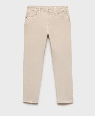 Mango Men's Ben Tapered Fit Jeans In Neutral