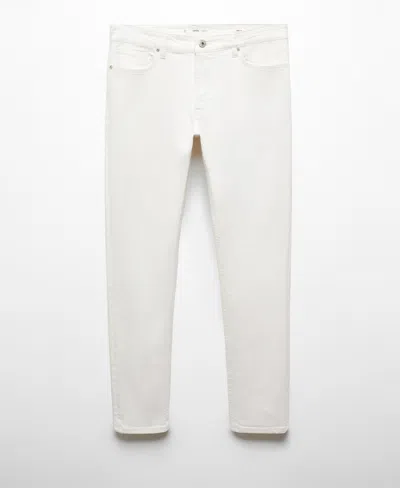 Mango Men's Billy Skinny Jeans In Off White