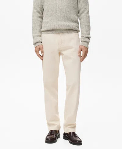 Mango Men's Bob Regular-fit Jeans In White