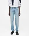 Mango Men's Bob Regular-fit Light-wash Jeans In Medium Blue