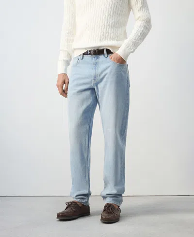 Mango Bob Regular Fit Jeans In Blue