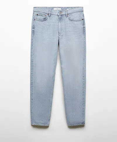 Mango Men's Bob Straight-fit Jeans In Light Blue