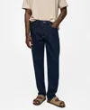 Mango Bob Straight Leg Jeans In Open Blue