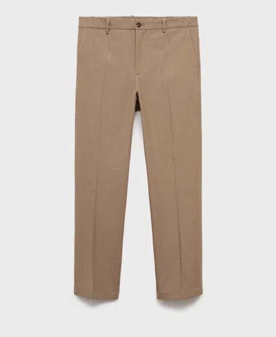 Mango Men's Bologna Slim-fit Comfort-stretch Pants In Gray