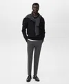 Mango Bologna Slim Fit Stretch Pants In Gray