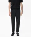 Mango Suit Pants In Black