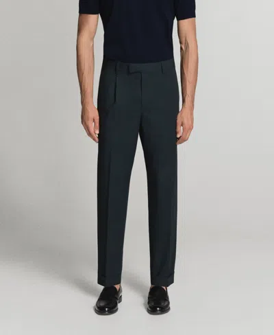 Mango Men's Boston Regular-fit Suit Pants In Navy