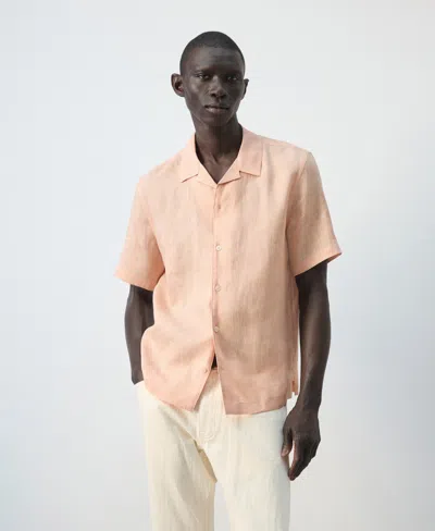 Mango Men's Bowling-collar Shirt In Multi