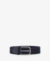 Mango Men's Braided Elastic Belt In Blue