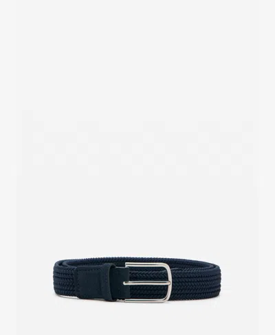 MANGO MEN'S BRAIDED ELASTIC BELT