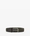 Mango Men's Braided Elastic Belt In Brown