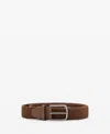 Mango Men's Braided Elastic Belt In Brown