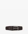 Mango Men's Braided Elastic Belt In Brown