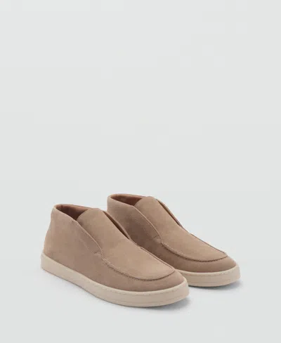 MANGO MEN'S CASUAL SUEDE LEATHER ANKLE BOOTS