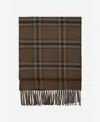Mango Check Fringe Scarf In Multi