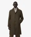 Mango Men's Classic Wool Blend Coat In Brown