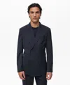 Mango Men's Cold Wool Double-breasted Suit Blazer In Blue