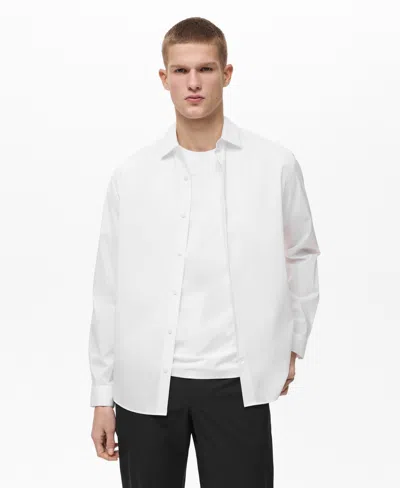MANGO MEN'S COMFORT STRETCH SHIRT