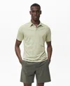 Mango Men's Coolmax Slim-fit Polo Shirt In Green
