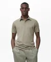 Mango Men's Coolmax Slim-fit Polo Shirt In Green