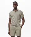 Mango Men's Coolmax Slim-fit Polo Shirt