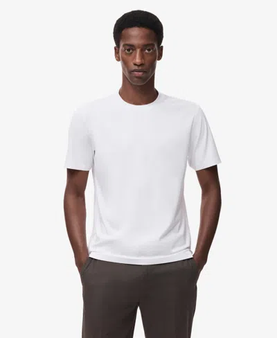 Mango Men's Coolmax Slim Fit T-shirt In White