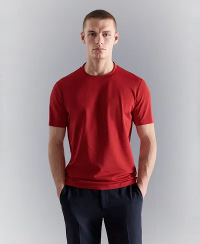 Mango Coolmax Slim Fit T-shirt In Red