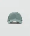 Mango Cap Performa Pastel Green In Blue