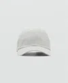 Mango Cap Performa Ice Grey In White