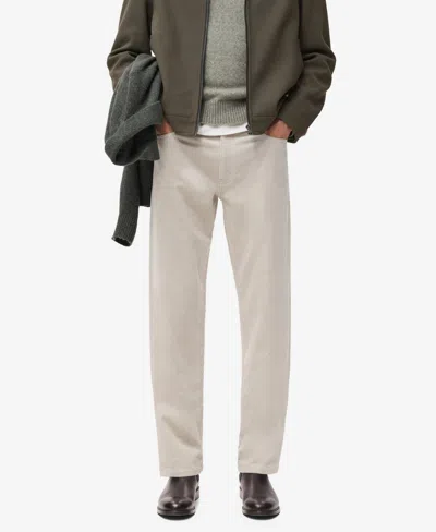 Mango Men's Corduroy Regular-fit Pants In Beige