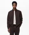 Mango Sudadera Perkins Bomber Jacket In Chocolate