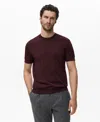 Mango Men's Cotton Fine-knit T-shirt In Multi