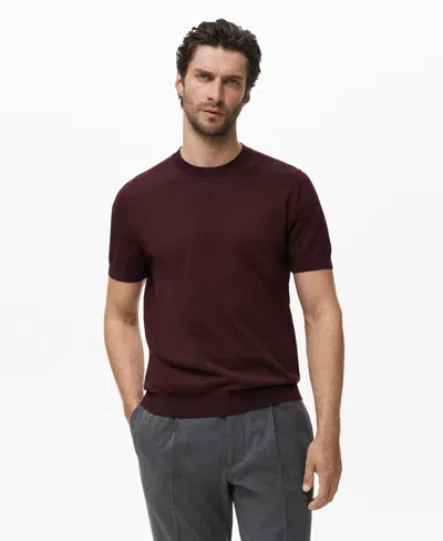 Mango Men's Cotton Fine-knit T-shirt In Multi