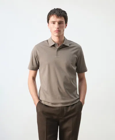 Mango Men's Cotton Fine-knit Polo Shirt In Multi