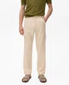 Mango Cotton Blend Cargo Pants In Neutral