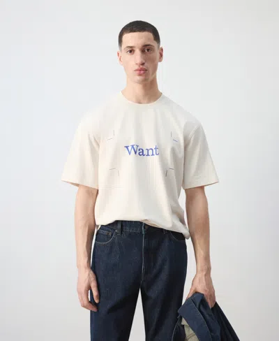 Mango Men's Cotton Printed T-shirt In Neutral