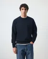 Mango Men's Cotton Regular-fit Sweatshirt In Blue