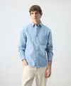 Mango 100% Cotton Relaxed-fit Shirt In Blue