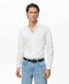 Mango Men's Cotton Slim-fit Shirt In White