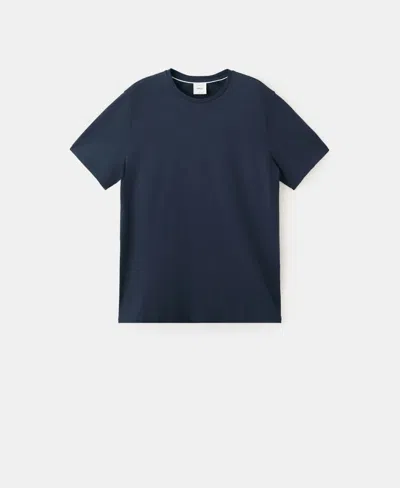 Mango Men's Cotton Slim-fit T-shirt In Blue