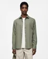 Mango Slim-fit Cotton Structured Shirt Khaki In Khaki