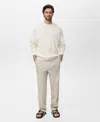 Mango Cotton Sweatshirt In White
