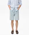 Mango Oversize Denim Bermuda Shorts In Blue