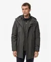 Mango Men's Coolmax Technology Waterproof Parka In Gray