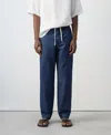 Mango Men's Drawstring Regular-fit Jeans In Multi